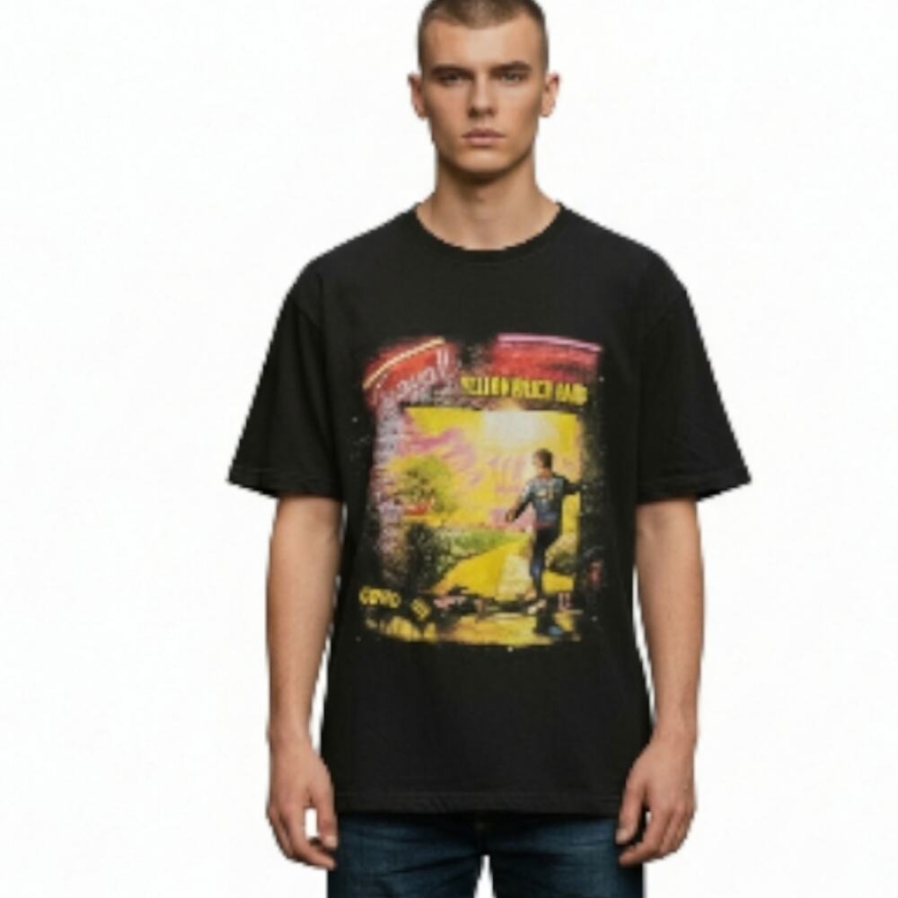 Elton John Farewell Yellow Brick Road 2019 Tour T-Shirt Black Size M Official